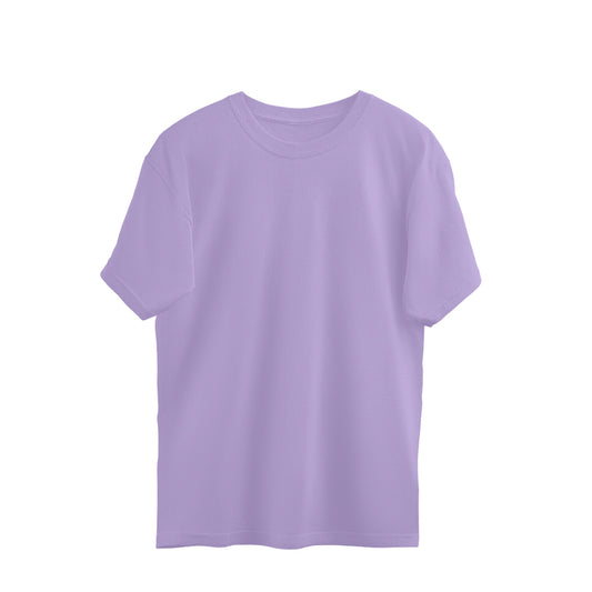 Unisex Basic Iris Lavender Oversized T-Shirt