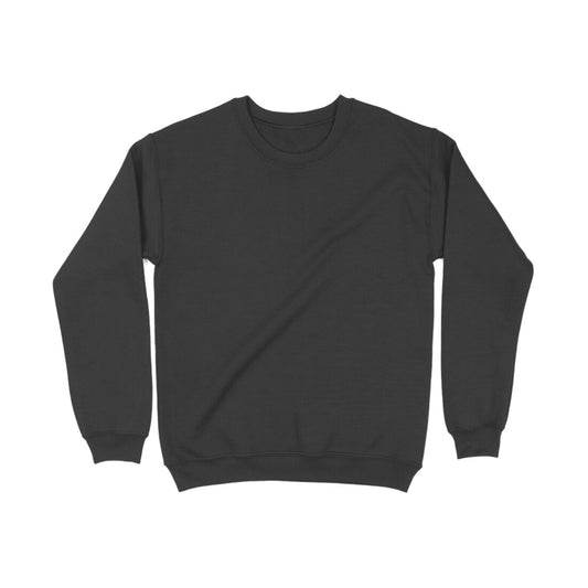 Unisex Basic Black Sweatshirt