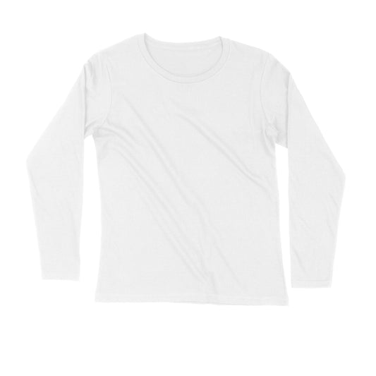 Basic White Full Sleeve T-Shirt
