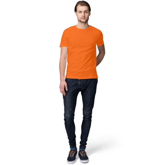 Men's Basic Orange T-Shirt
