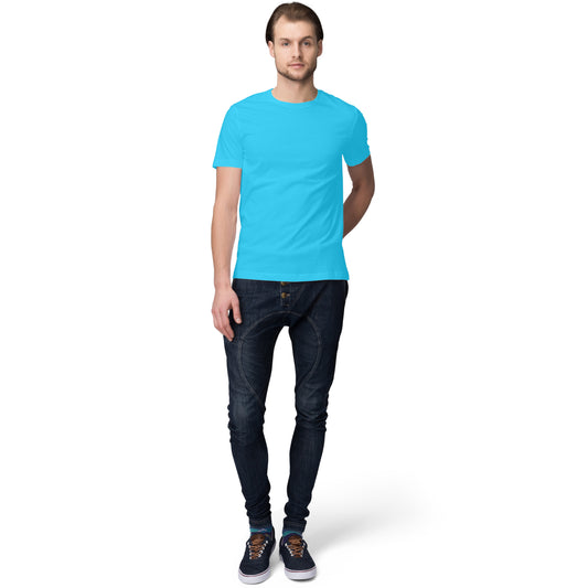 Men's Basic Sky Blue T-Shirt