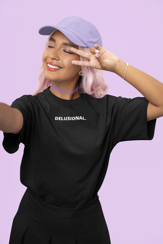 Unisex Delusional Oversized T-Shirt